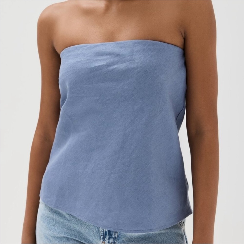 Reformation Spritz Linen Top